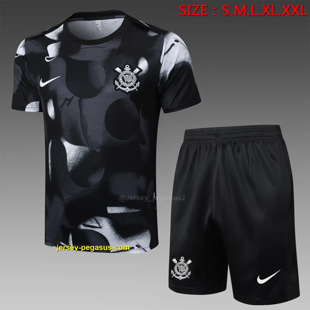 2526 Short Sleeve Corinthians Black Inkjet-Corinthians