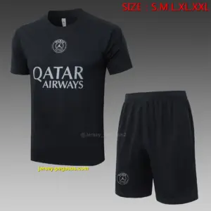 2526 Short Sleeve Jordan Paris Black (Gray AD)-Paris