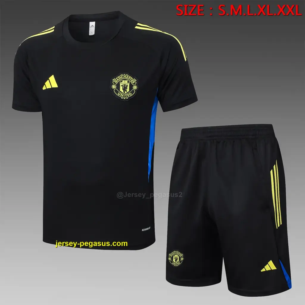 2526 Short Sleeve Manchester United Black-Manchester United