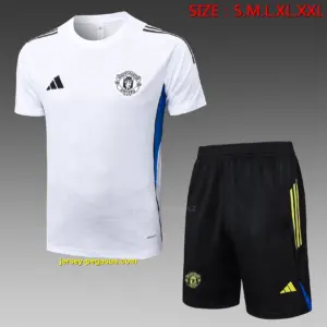 2526 Short Sleeve Manchester United White-Manchester United