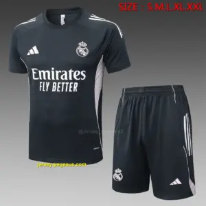 2526 Short Sleeve Real Madrid Dark Gray-Real Madri