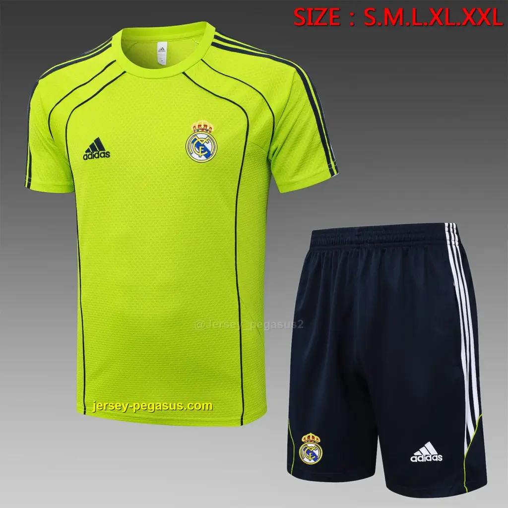 2526 Short Sleeve Real Madrid Grass Green-Real Madri