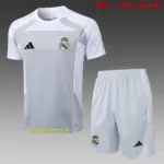 2526 Short Sleeve Real Madrid Gray-Real Madri