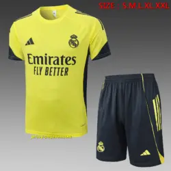 2526 Short Sleeve Real Madrid Yellow-Real Madri