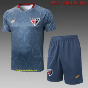 2526 Short Sleeve Sao Paulo Gray Inkjet-Sao Paulo