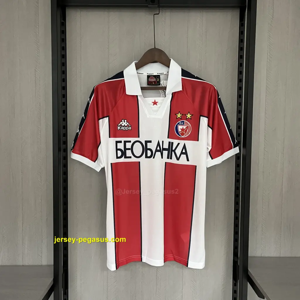 Retro 1995-97 Belgrade Red Star Home