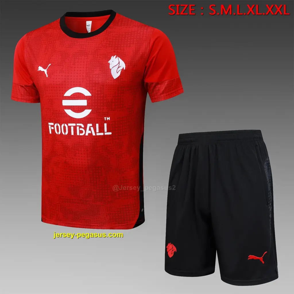 2526 short sleeve AC Milan red inkjet-AC Milan