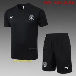 2526 short sleeve Manchester City black-Manchester City