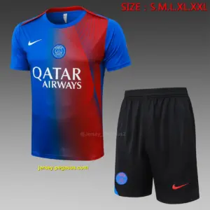 2526 short sleeve Paris blue and red inkjet-Paris
