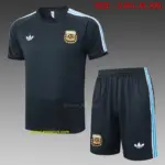 2526 short-sleeved Argentina dark gray retro version-Argentina