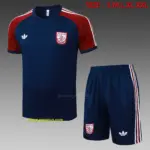 2526 short-sleeved Arsenal Baolan retro version (shoulder maroon)-Arsena