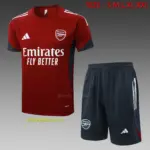 2526 short-sleeved Arsenal maroon (white team logo)-Arsenal