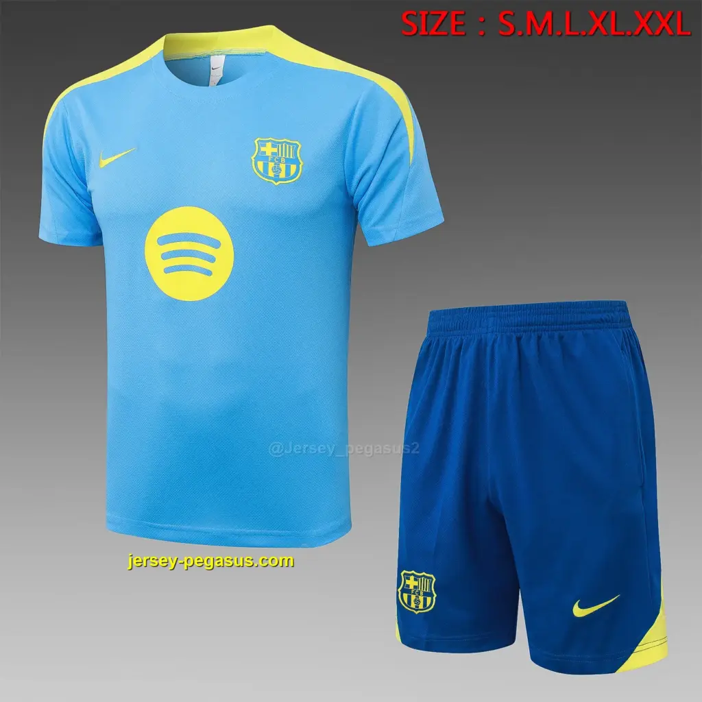 2526 short-sleeved Barcelona light blue-Barcelona