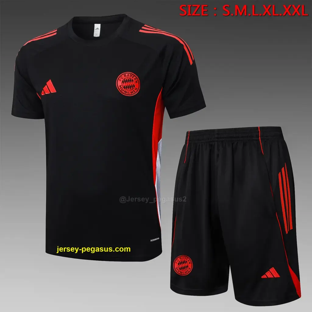 2526 short-sleeved Bayern black-Bayern Munich