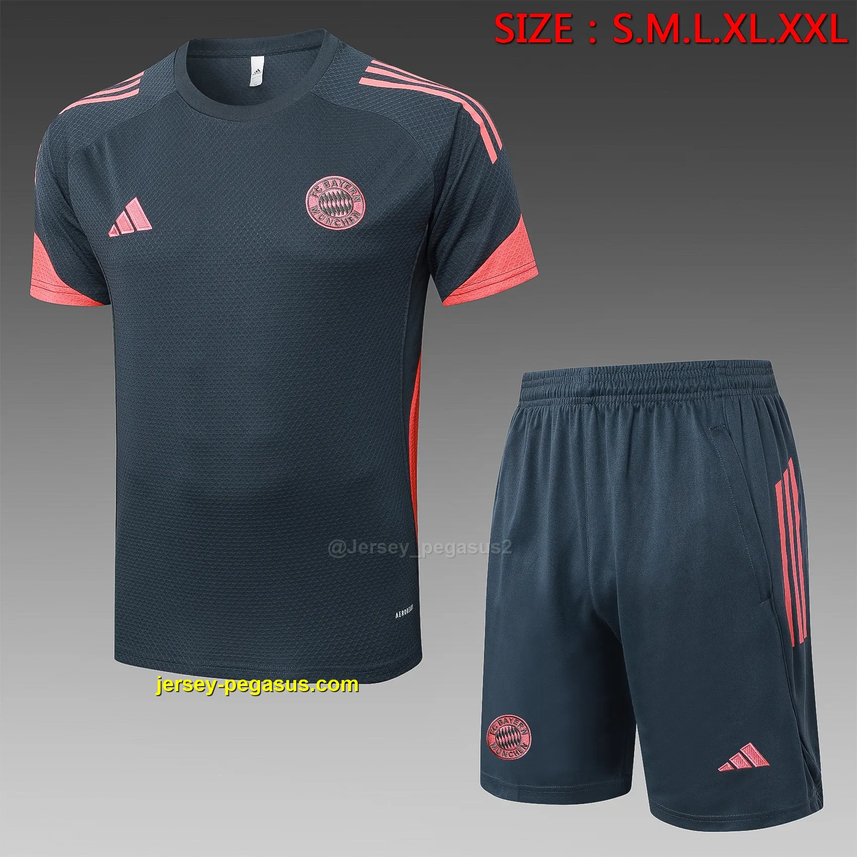 2526 short-sleeved Bayern dark gray-Bayern Munich 2526 short-sleeved Bayern dark gray-Bayern Munich