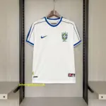 Retro 1998 Brazil White Jersey