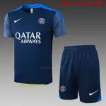 2526 short-sleeved Paris royal blue (shoulder blue)-Paris