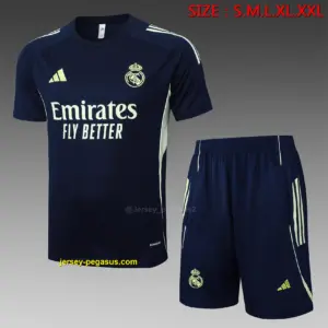 2526 short-sleeved Real Madrid cyan-Real Madri