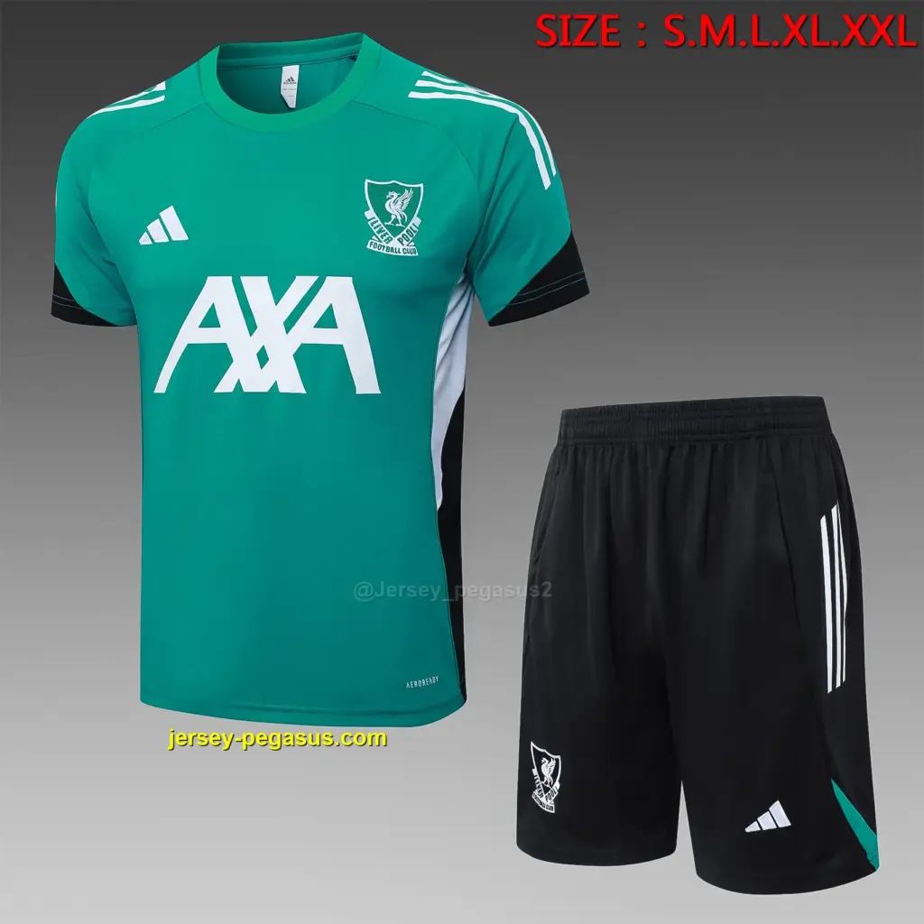 2526 short-sleeved sharp green (white advertising)