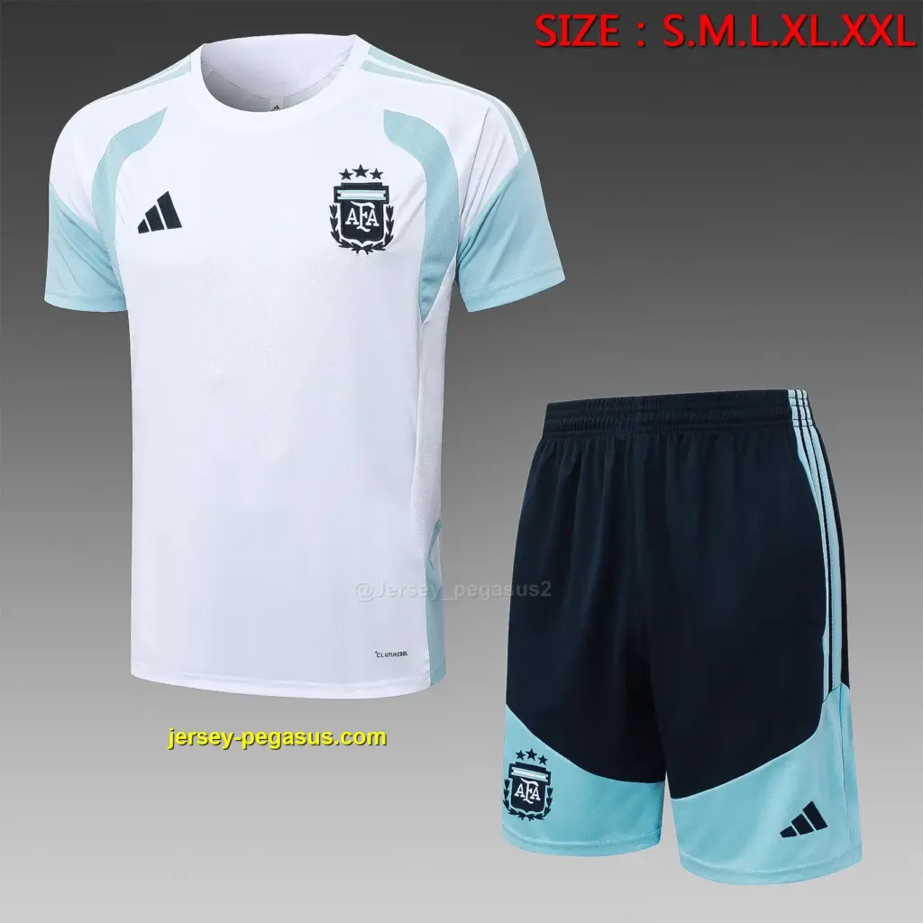 2627 Short Sleeve Argentina White-Argentina
