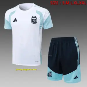 2627 Short Sleeve Argentina White-Argentina