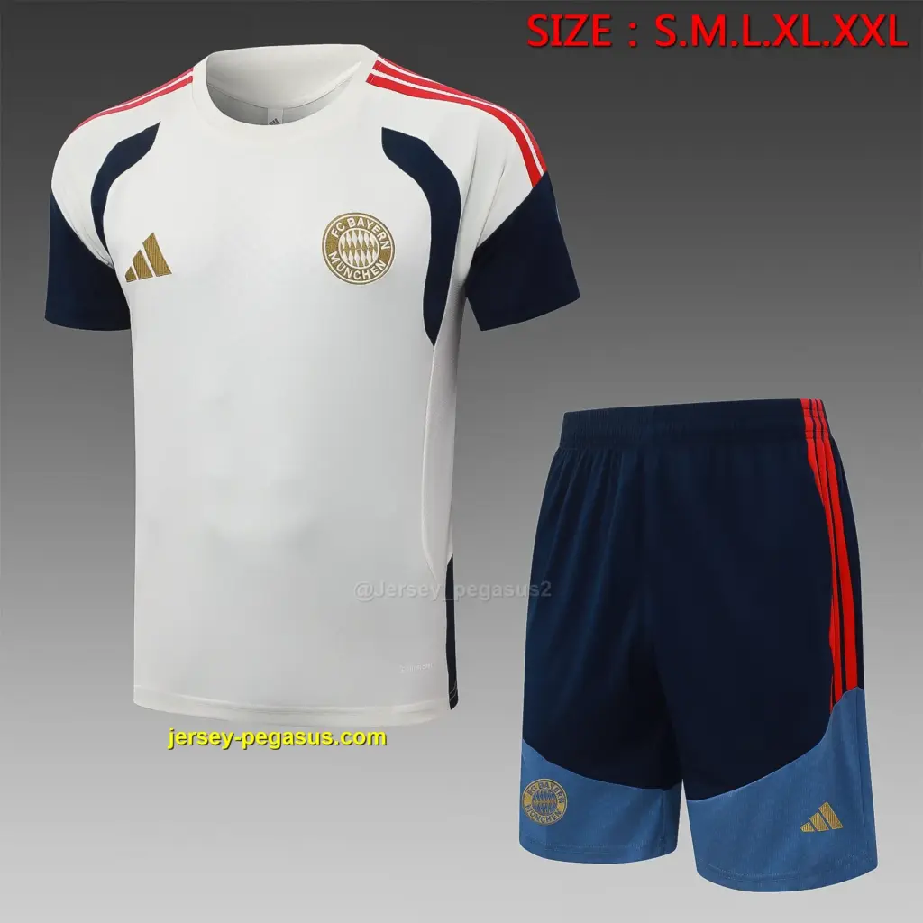 2627 Short Sleeve Bayern Beige-Bayern Munich