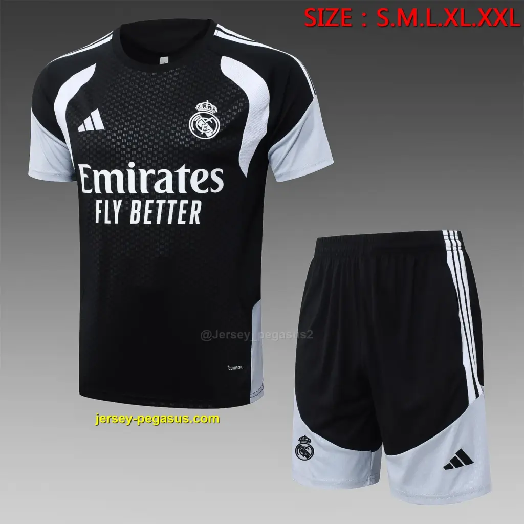 2627 Short Sleeve Real Madrid Black-Real Madri