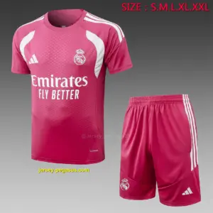 2627 Short Sleeve Real Madrid Pink-Real Madri