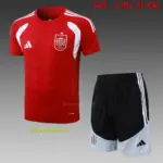 2627 short sleeve Spanish red