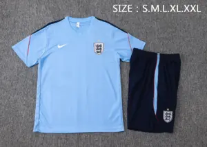 2627 short-sleeved England light blue-England