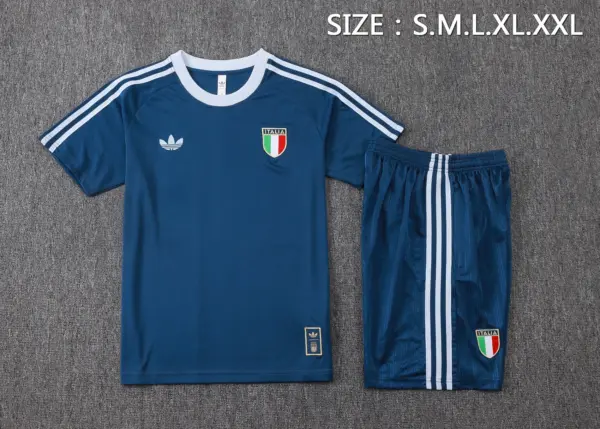 2627 short-sleeved Italian dark blue--Italy