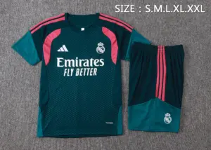 2627 short-sleeved Real Madrid dark green-Real Madri