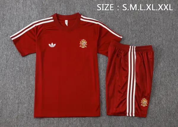 2627 short-sleeved Spanish maroon-Spain