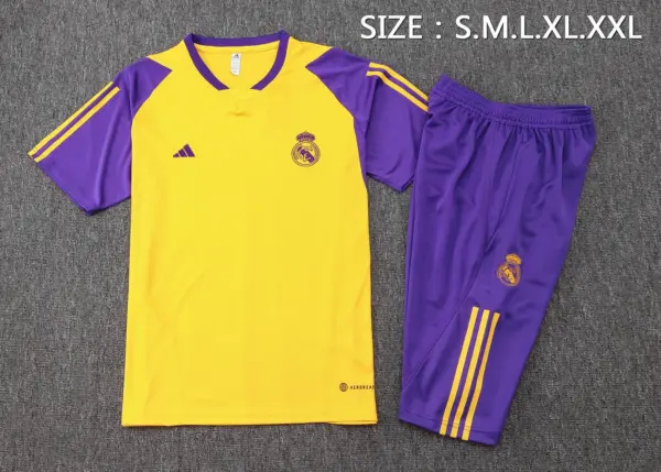Short Sleeve 2324 Real Madrid Yellow-Real Madrid