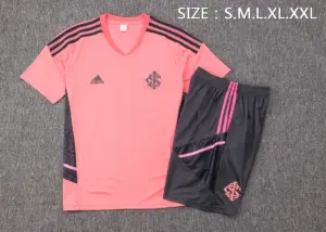 Short-sleeved 2223 Brazilian International Pink (with cropped pants)