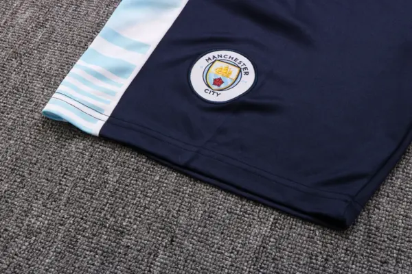 Short-sleeved 2223 Manchester City light blue (with cropped pants) (2)
