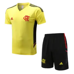 Short-sleeved 2223 flamenco yellow (with cropped pants)