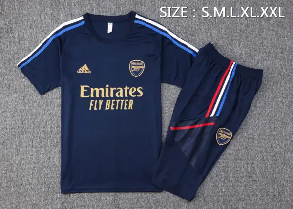 Short-sleeved 2324 Arsenal blue (with cropped pants)