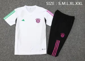 Short-sleeved 2324 Bayern white (with cropped pants)