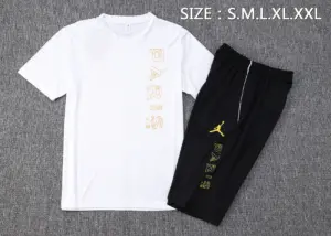 Short-sleeved 2324 Jordan Paris White (with cropped pants)