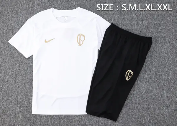 short-sleeved 2324 Corinthians white (with cropped pants)