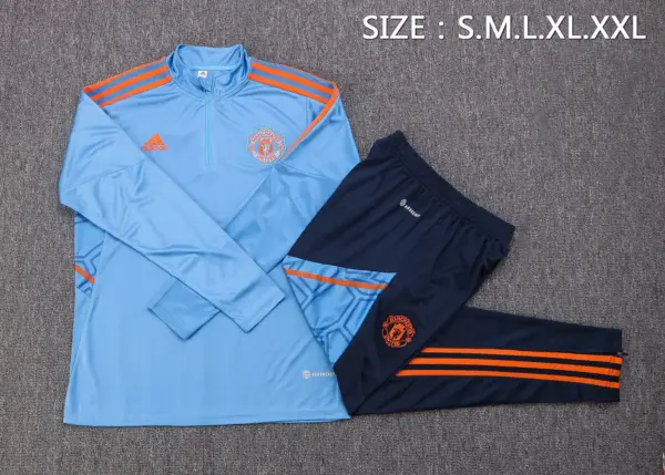 2223 Half pull Manchester United Lake Blue