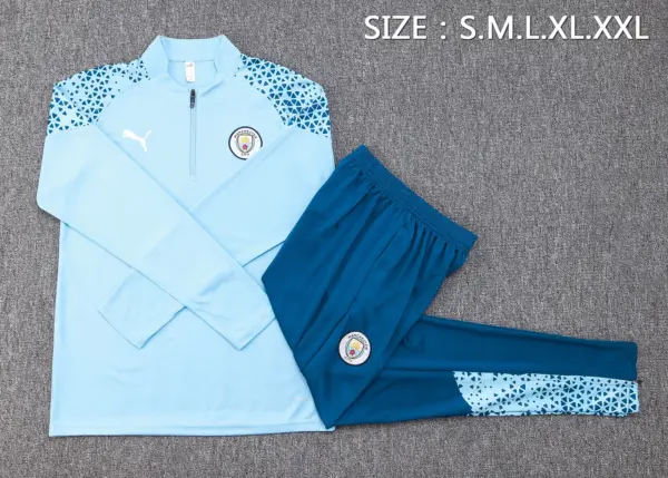 2324 Half La Manchester City Light Blue
