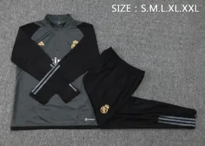 2324 Half Pull Real Madrid Dark Gray