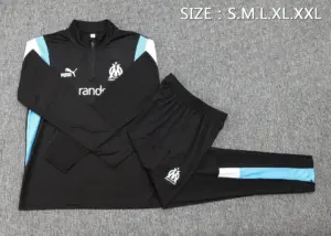 2324 half-la Marseille black (white team logo)