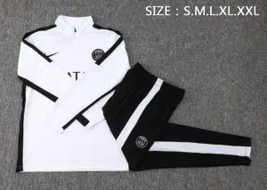 2324 half-pull Paris white (shoulder black color matching)-Paris