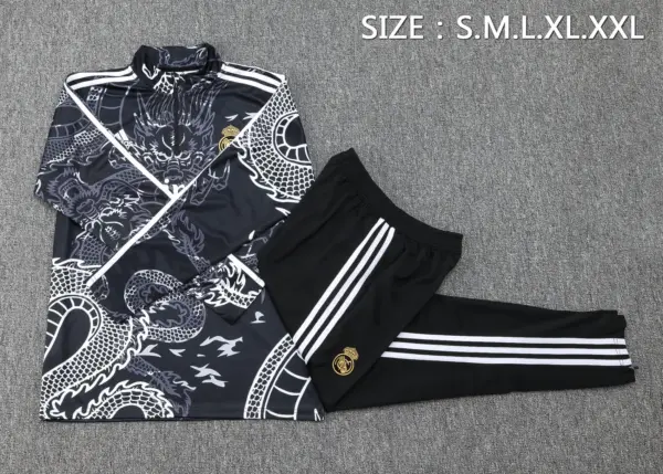 2324 half-pull Real Madrid black (inkjet)