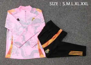 2425 Half Pull Real Madrid Pink (Inkjet Dragon)-Real Madrid