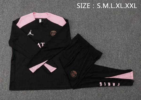 2425 Half-Zip Jordan Paris Black Player Edition (Shoulder Pink)-Paris