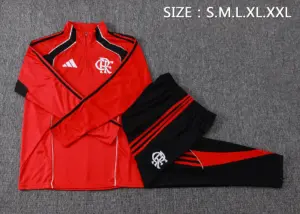 2425 half flamenco red (black color)-Flamengo